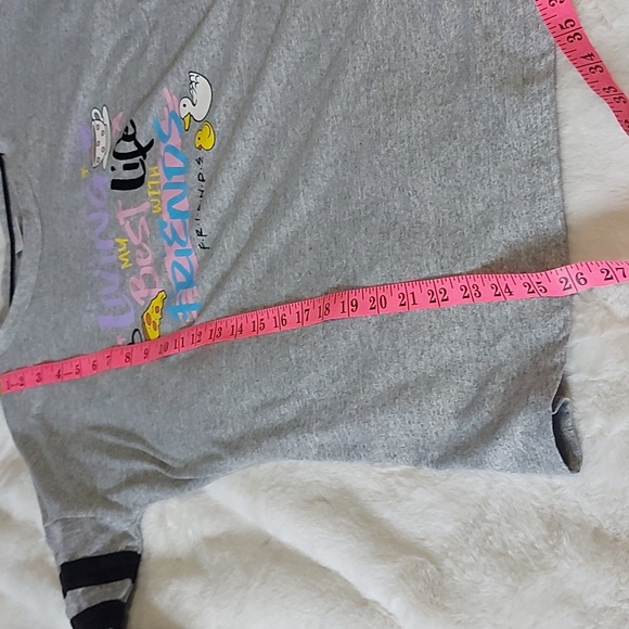 Friends Living my Best Life with Friends 3/4 length sleeve tshirt - Picture 5 of 6